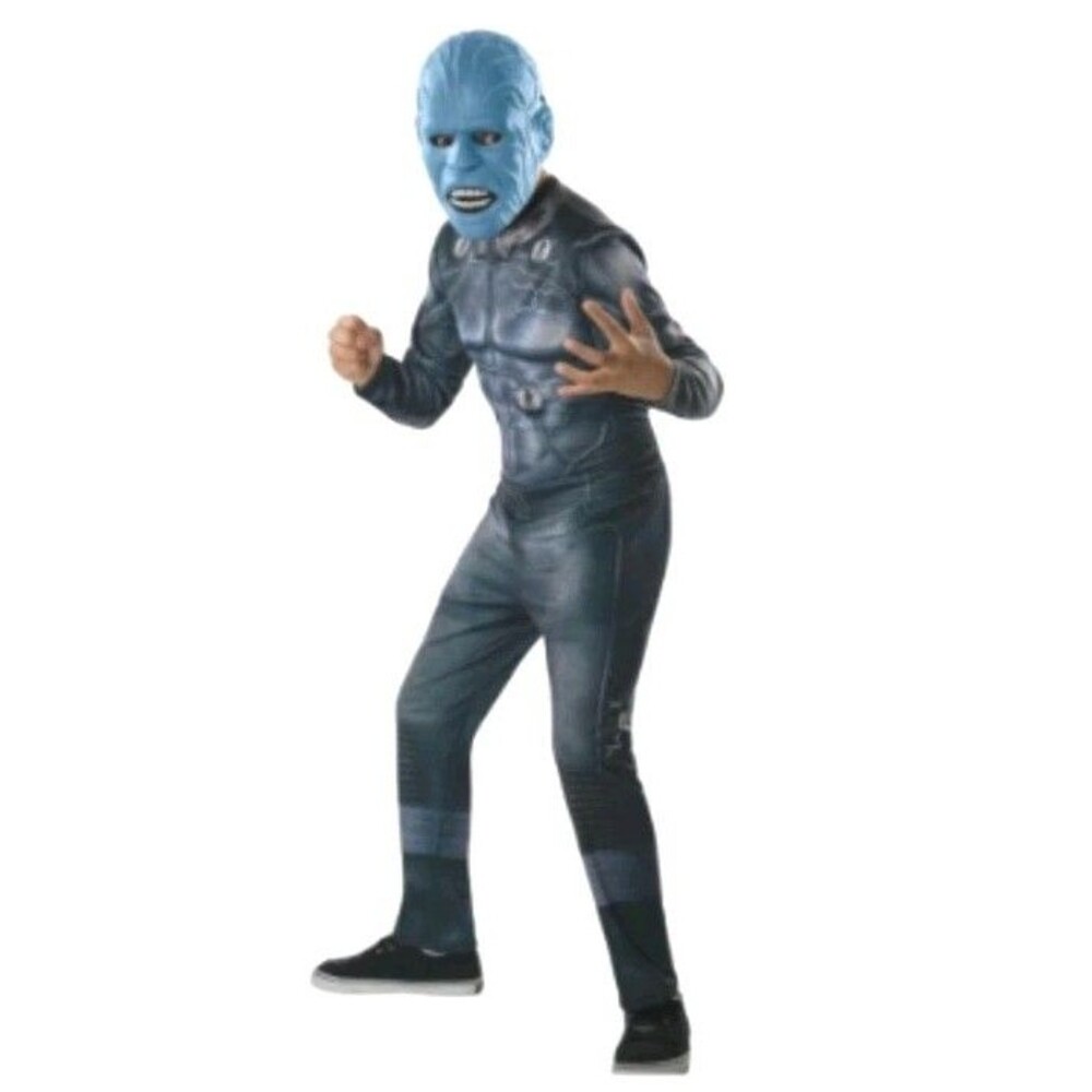 Electro Marvel Villain Spiderman Superhero Halloween Costume Mask boys S Small